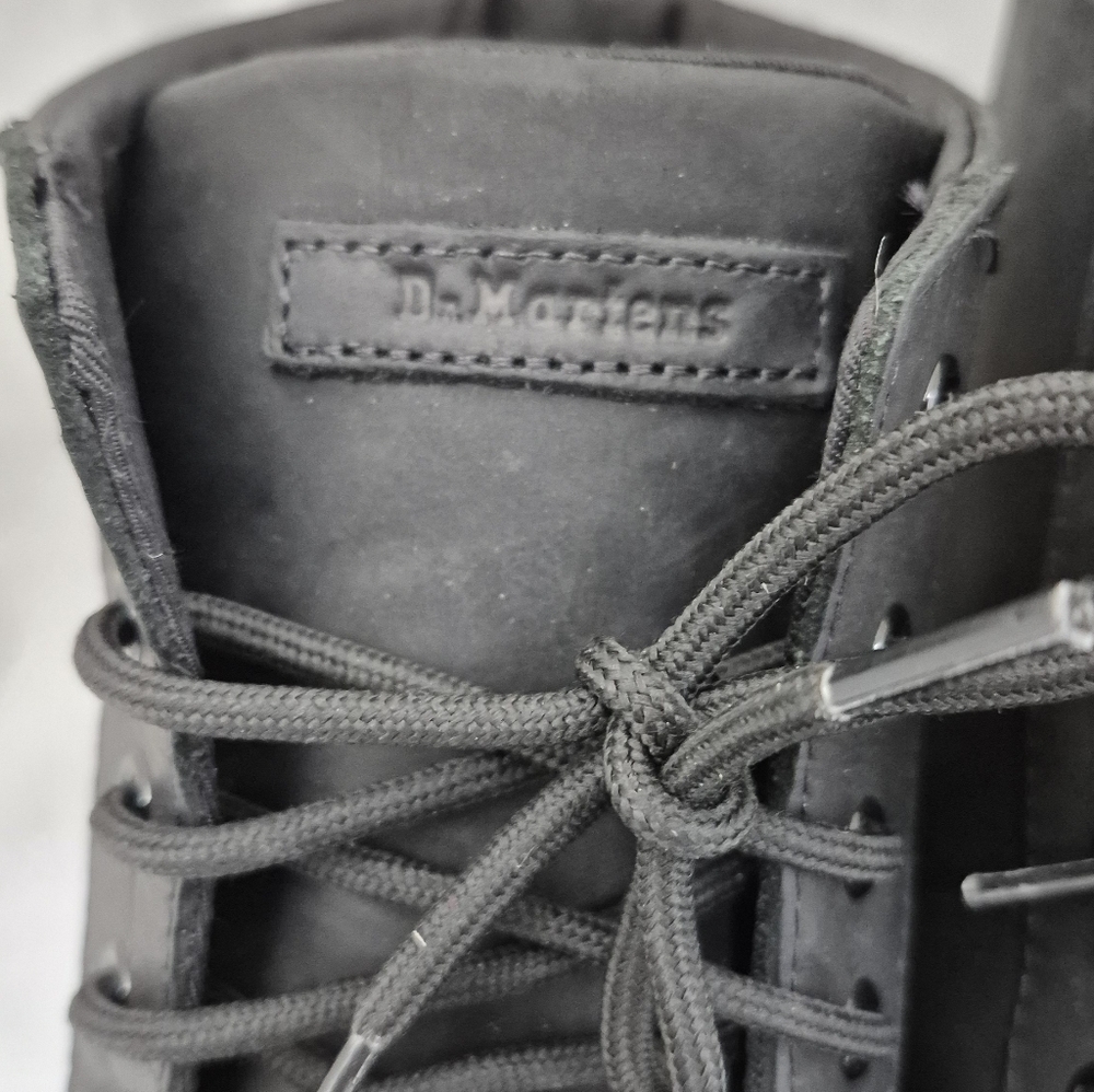 DR.MARTENS COMBS Leather Casual Boots 8 Eyelet Men's Size 13 - Picture 7 of 13